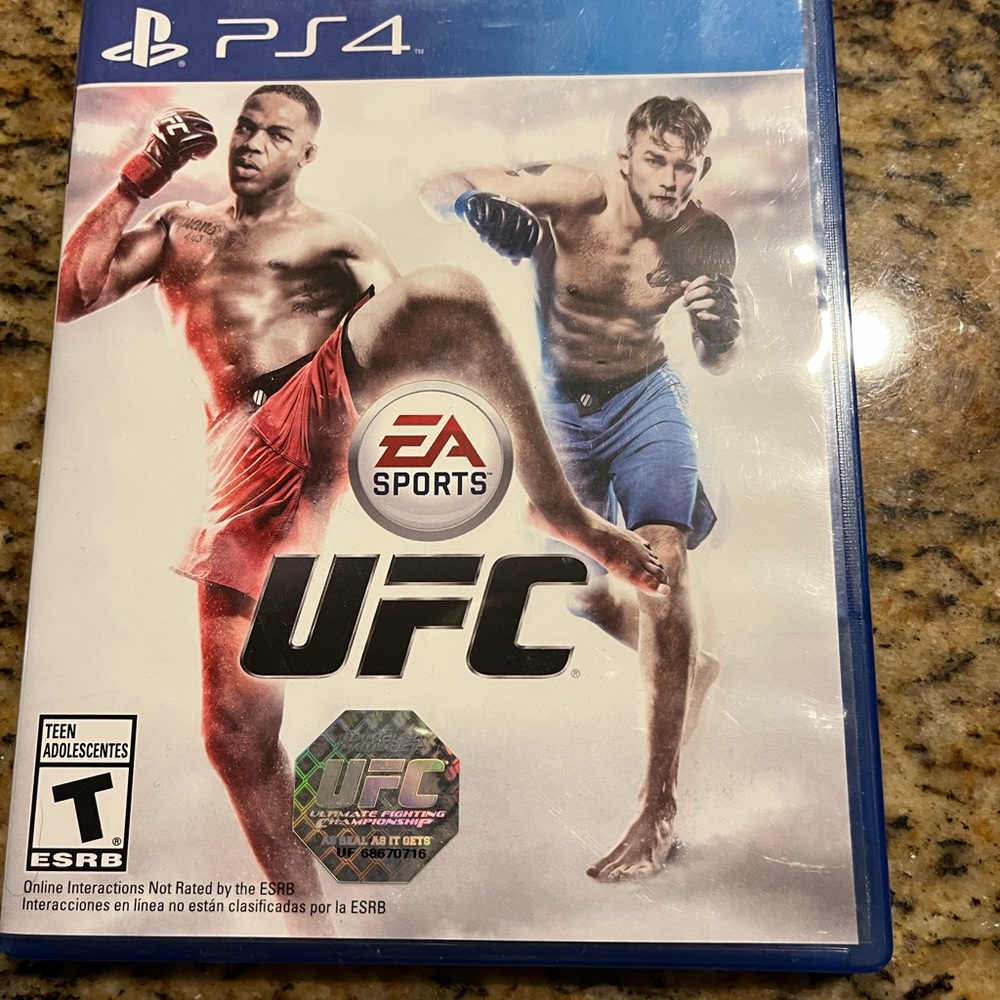UFC for PS4 - Blue Cover